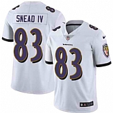 Nike Men & Women & Youth Ravens 83 Willie Snead IV White NFL Vapor Untouchable Limited Jersey,baseball caps,new era cap wholesale,wholesale hats